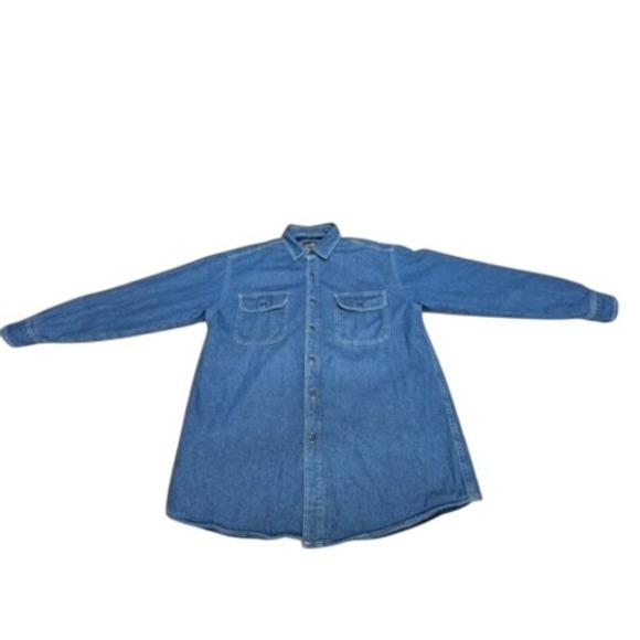 Levi Strauss & Co Other - "Levi‎ Strauss & Co" Mens Lined Denim Shirt Jacket Blue Plaid Fleece  Workwear